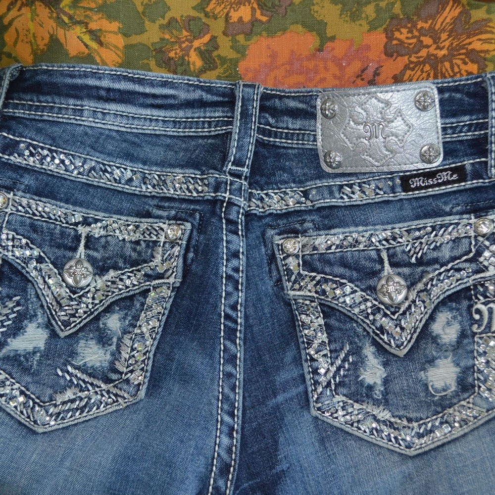 Miss Me Bootcut Jeans Girls Size 16 Worn Once